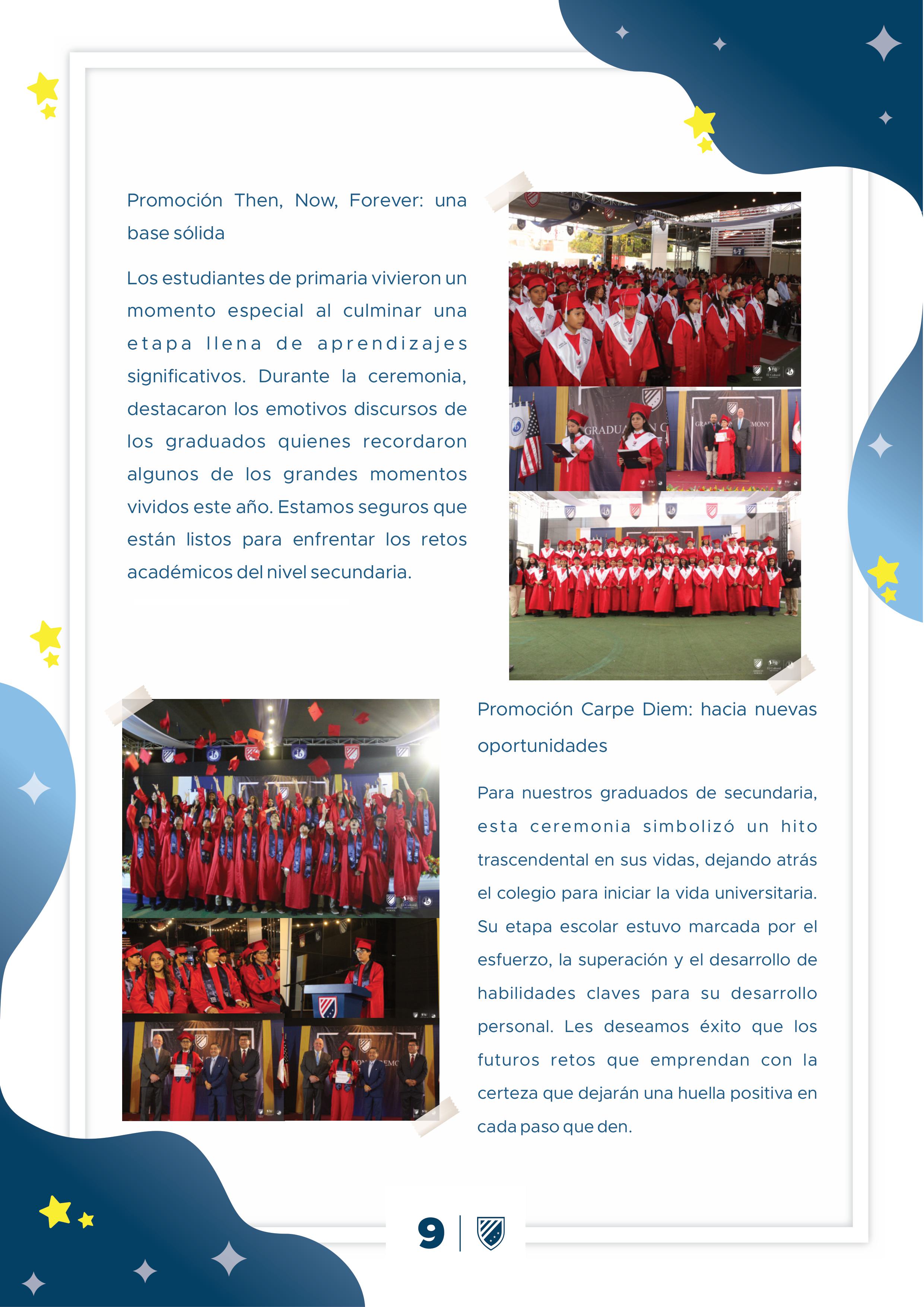 Presentamos la 10 edición de nuestro boletín institucional, correspondiente al mes de diciembre 2024.  We are a American School!