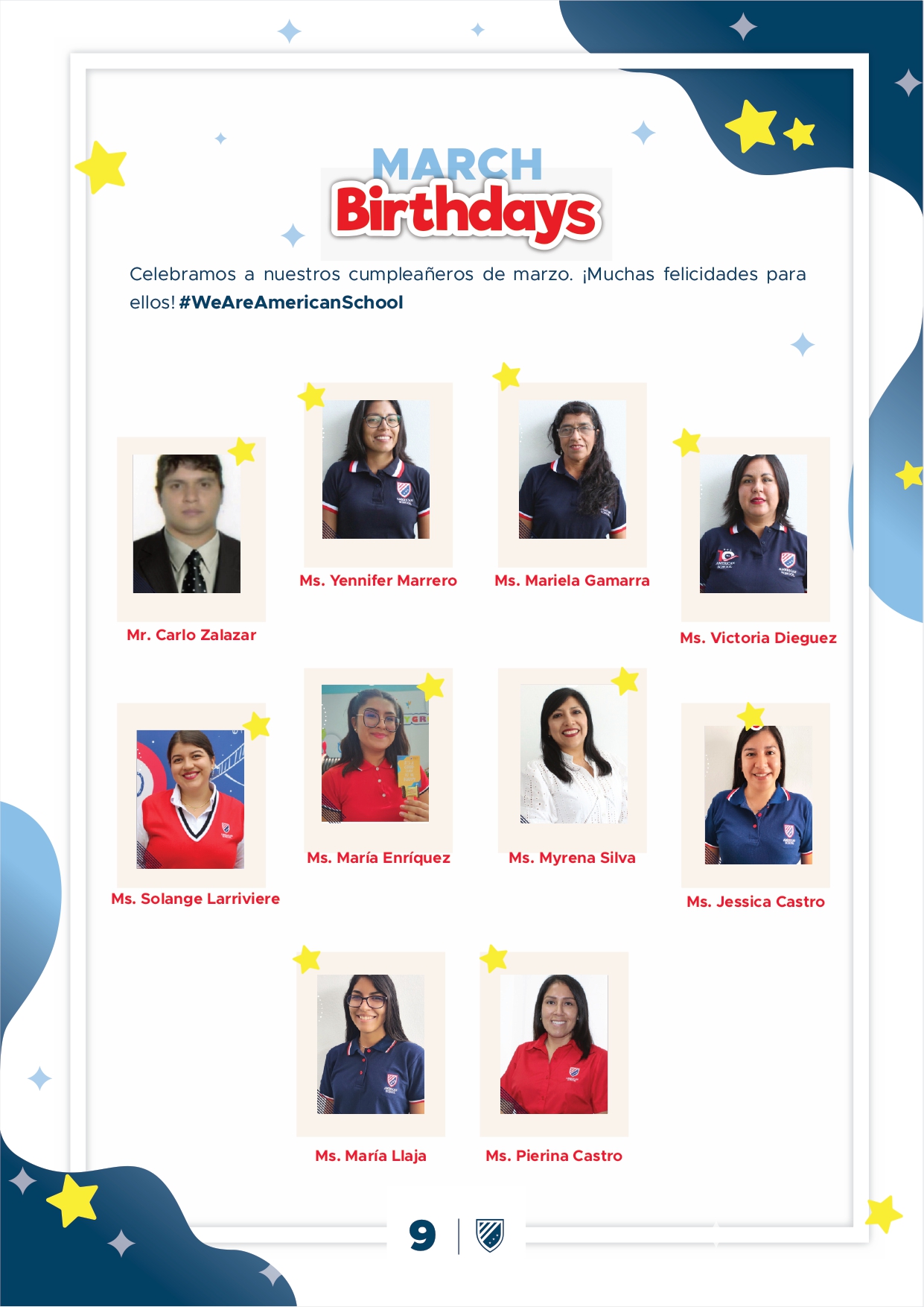 Presentamos la 10 edición de nuestro boletín institucional, correspondiente al mes de diciembre 2024.  We are a American School!