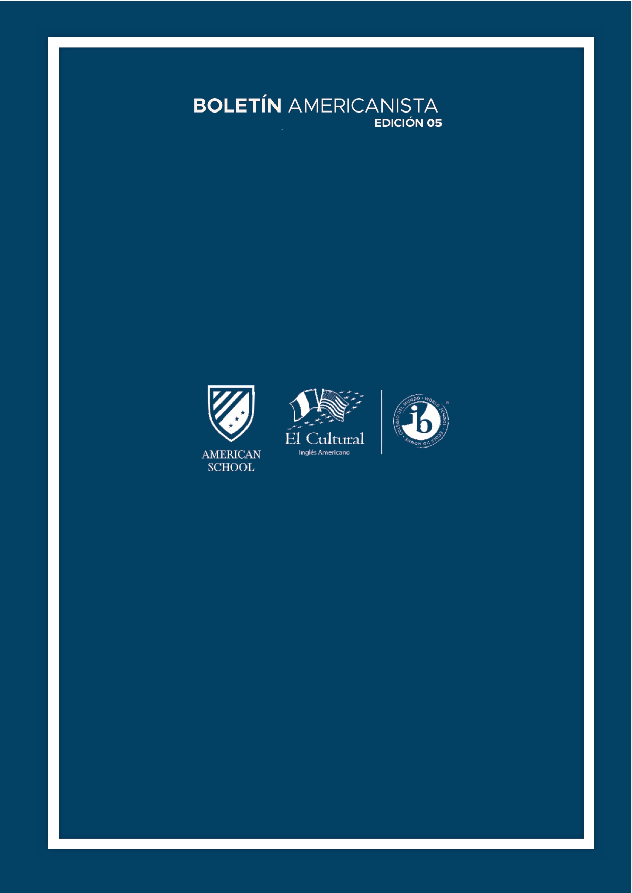 Presentamos la 6ta edición de nuestro boletín institucional, correspondiente al mes de agosto 2024.  We are an American School!