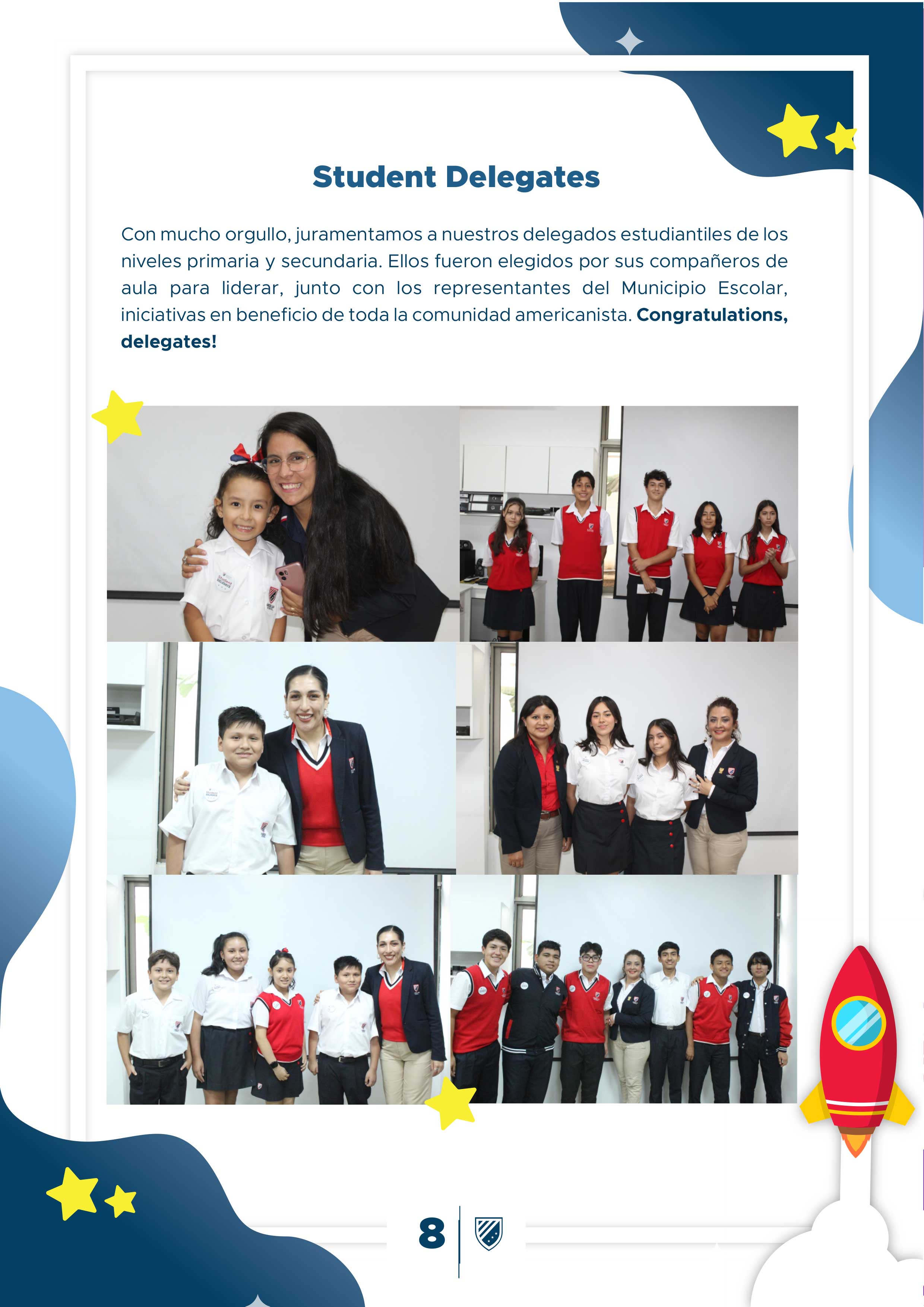 Presentamos la 2da edición de nuestro boletín institucional, correspondiente al mes de abril 2024.  We are American School!...