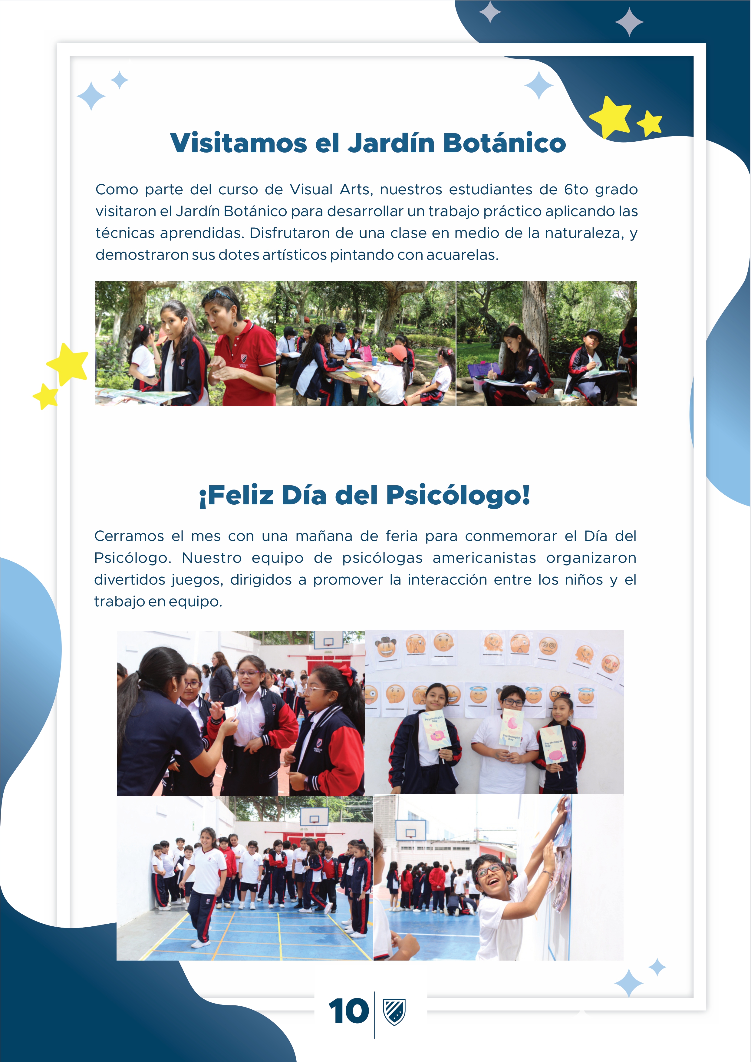 Presentamos la 2da edición de nuestro boletín institucional, correspondiente al mes de abril 2024.  We are American School!...
