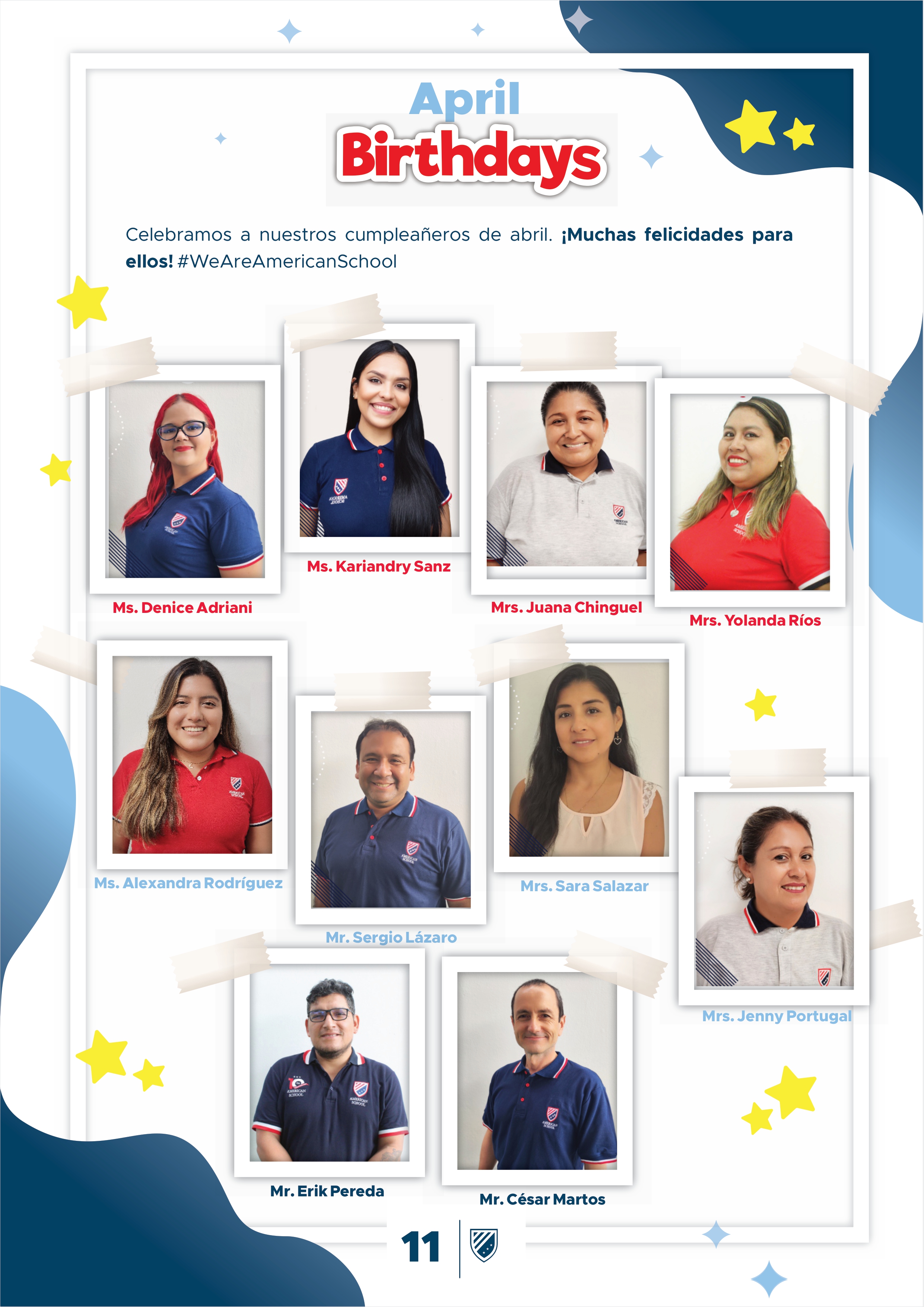 Presentamos la 2da edición de nuestro boletín institucional, correspondiente al mes de abril 2024.  We are American School!...