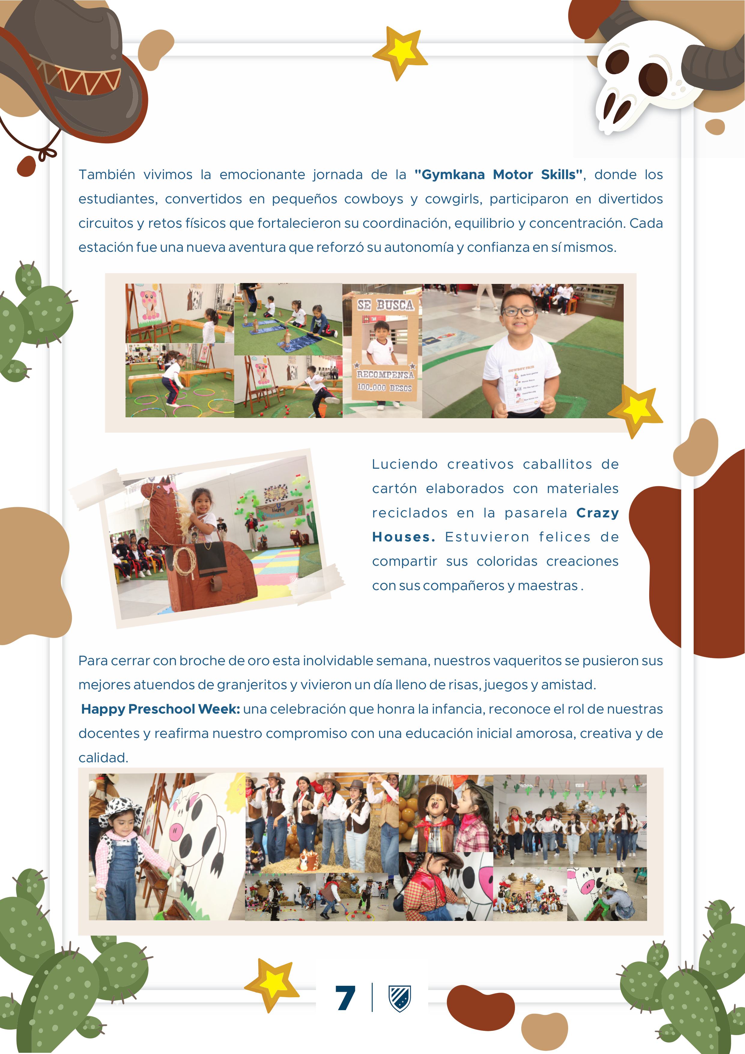 Presentamos la 10 edición de nuestro boletín institucional, correspondiente al mes de mayo 2025.  We are a American School!